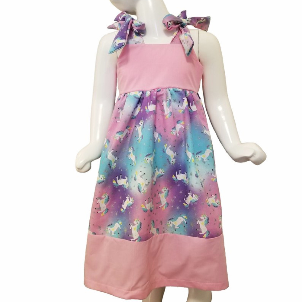 Rivera's Boutique: Unicorn Bow Knot Dress